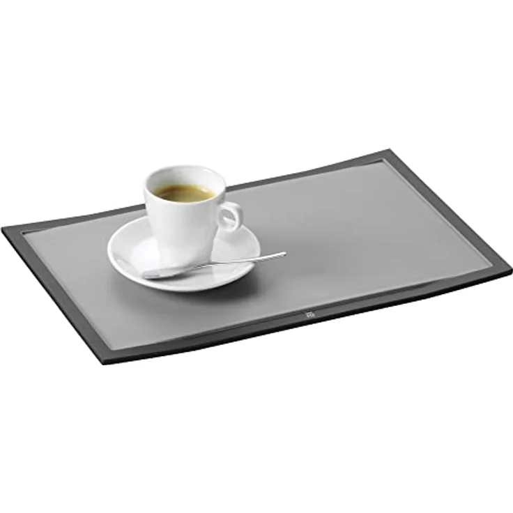 WMF Touch Schneidebrett Tranchierbrett schwarz, 32 x 20 cm, rechteckig Kunsstoff Saftrillen, spülmaschinengeeignet, hygienisch klingenschonend, geschmacksneutral – Bild 2