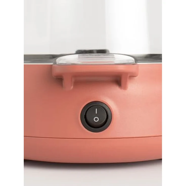 CREATE Popcorn Maker Studio, Popcornmaschine mit Butterschmelzer, 500W, Terrakotta, für 100g Mais in 5 Minuten, süßes oder gesalzenes Popcorn – Bild 5