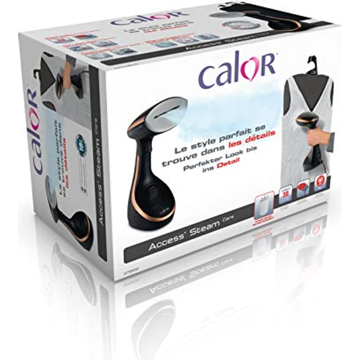 Calor DT9100C0 DT910-Access Steam Care DT9100 Dampfbügeleisen, 0,2 l, Schwarz/Kupfer – Bild 11