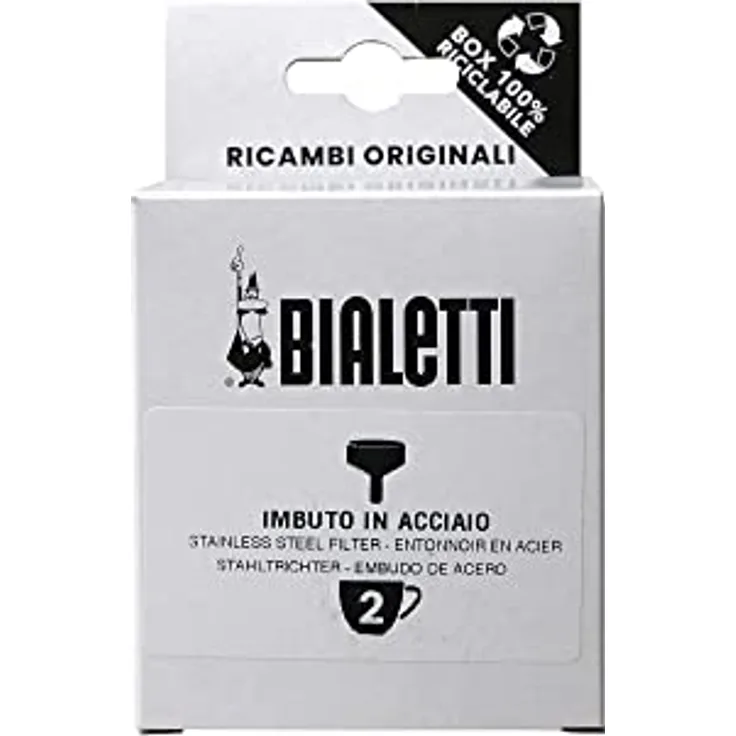 Bialetti Ricambi, Includes 1 Funnel Filter, Compatible with Venus, Kitty, Musa (2 Cups)