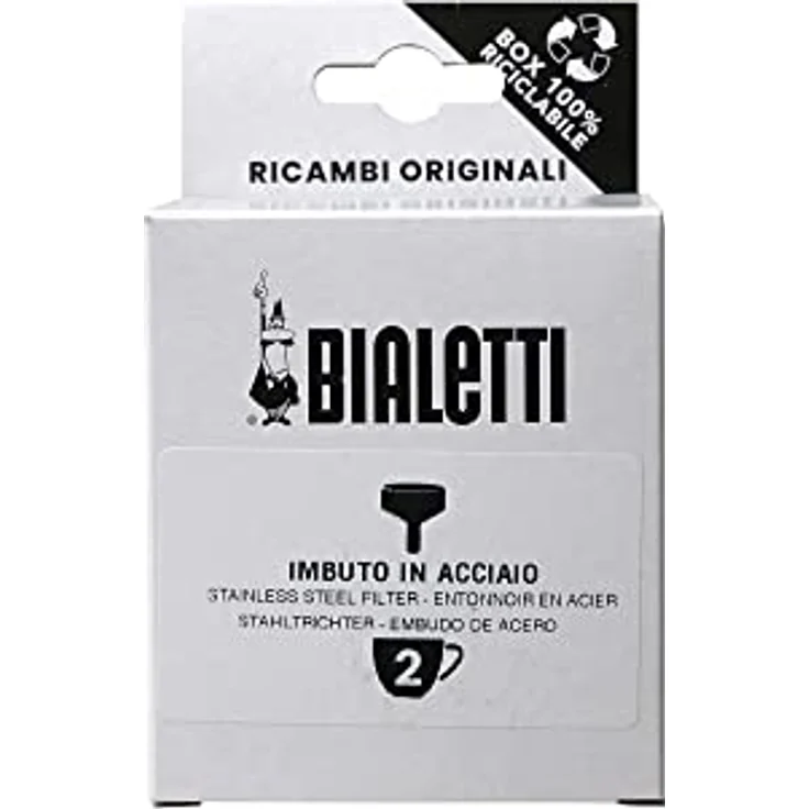 Bialetti Ricambi, Includes 1 Funnel Filter, Compatible with Venus, Kitty, Musa (2 Cups) – Bild 1