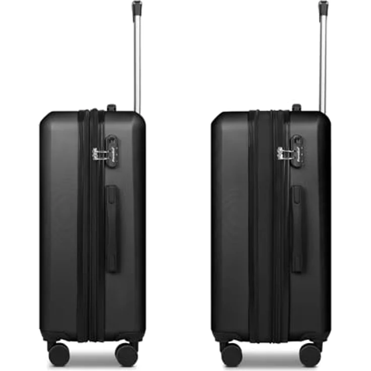 Check in Paradise 2.0, mittelgroßer Trolley 44,5 x 27 x 68 cm, erweiterbar, aus stoßfestem ABS, mit Teleskopgriff, Volumen 74 Liter – Bild 3