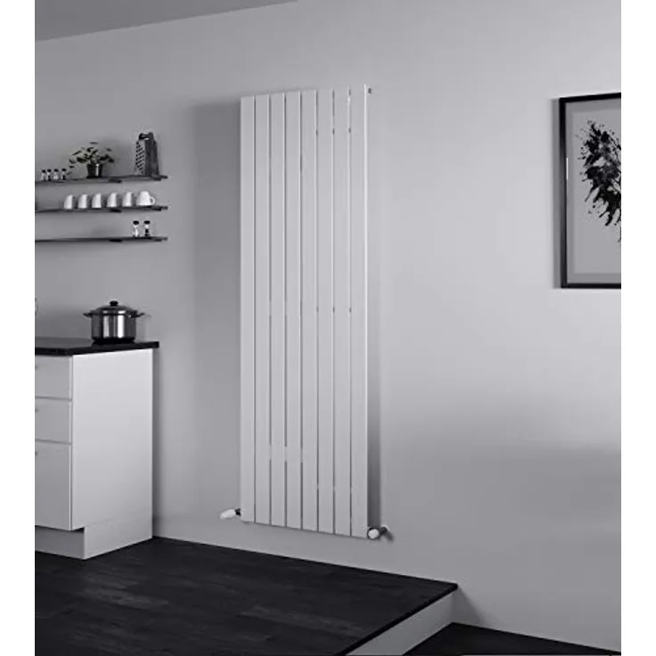 Ximax Raumheizkörper P1, Vertikaler Designheizkörper mit 1.287 W Wärmeleistung, 67 x 180 cm, Weiß
