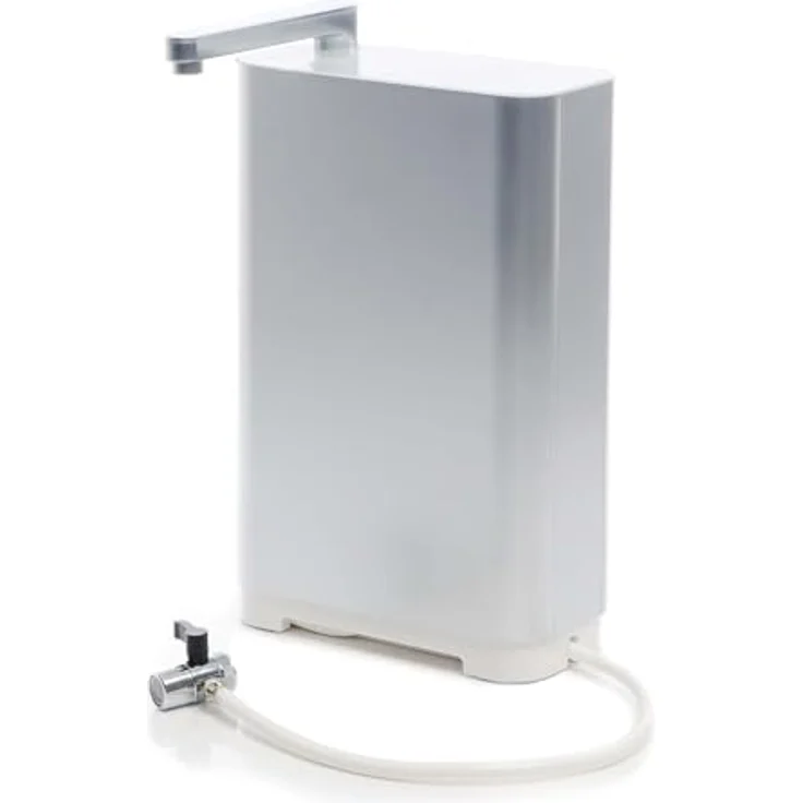 Naturewater NW-3-UF 3 Stufen Counter Top Wasserfilter, 2 l/min, Aktivkohleblock, Ultrafilter, silberfarben – Bild 2