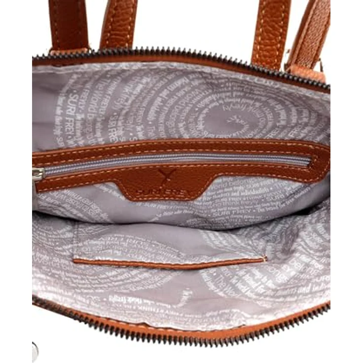 Suri Frey SFY Debby City Rucksack, 30 cm, braun, 100% Polyurethan, kompakt und stilsicher – Bild 7