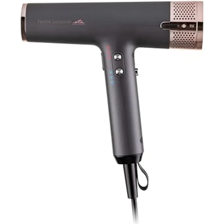 ETA Haartrockner Fenité Exclusive, 1.600 W mit 4 Geschwindigkeiten, 3 Temperatureinstellungen, Kaltluftfunktion, Diffusor, Ionisation, digitaler bürstenloser Motor, silencer technologie – Bild 5