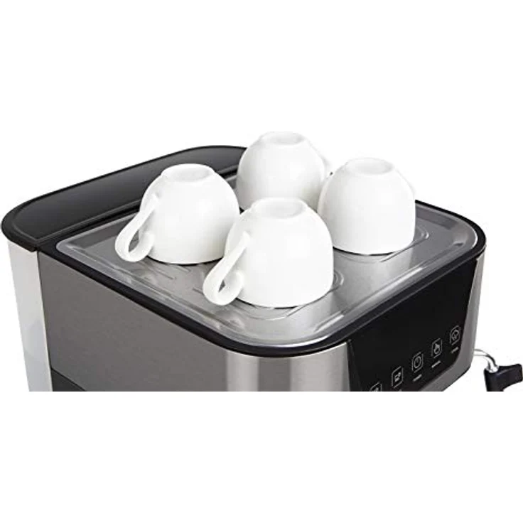 Orbegozo EX 6000, Espresso-Kaffeemaschine mit 20 Bar Pumpendruck, Edelstahl, für manuelle Zubereitung und Kaffeepads – Bild 4