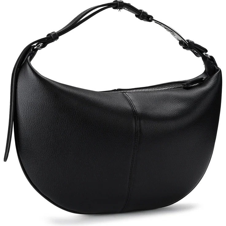 Armani Exchange Polly Schultertasche, 28 cm, elegante Umhängetasche in klassischem Schwarz