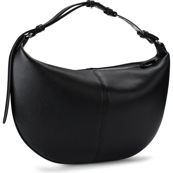 Armani Exchange Polly Schultertasche, 28 cm, elegante Umhängetasche in klassischem Schwarz