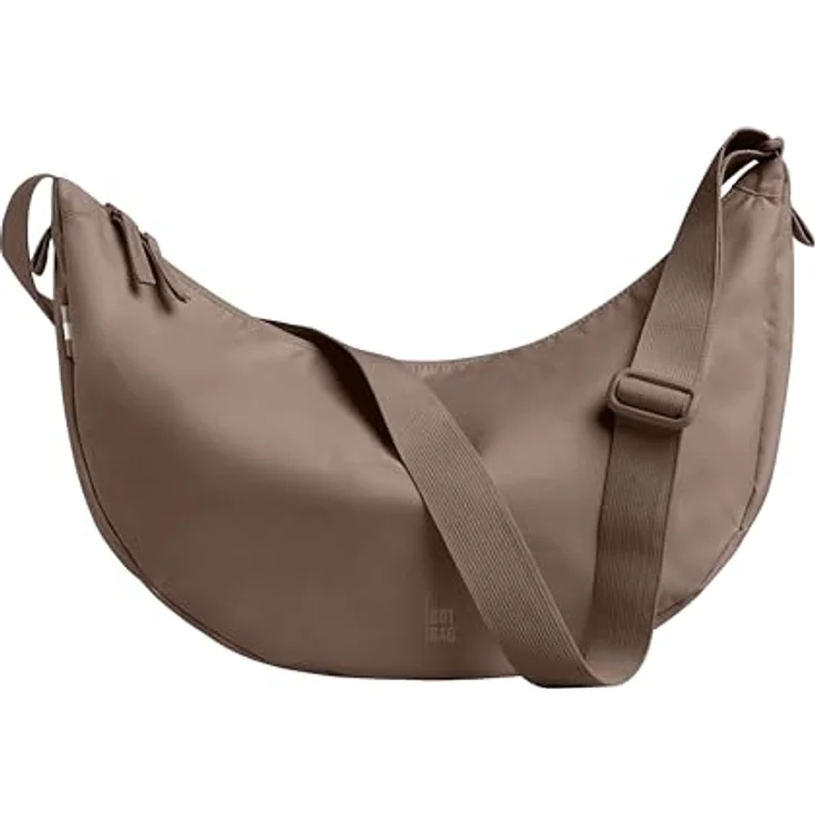 GOT BAG Moon Bag Umhängetasche 45 cm, grau, 100% Polyester, 45 cm x 15 cm x 30 cm – Bild 1
