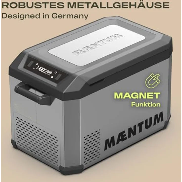 MAENTUM IceCube X, Elektrische Kühlbox mit Kompressor, 12V/230V, USB & App-Steuerung, leise <45 dB, bis -20 Grad, 40 Liter für Auto, Camping & Festivals – Bild 5