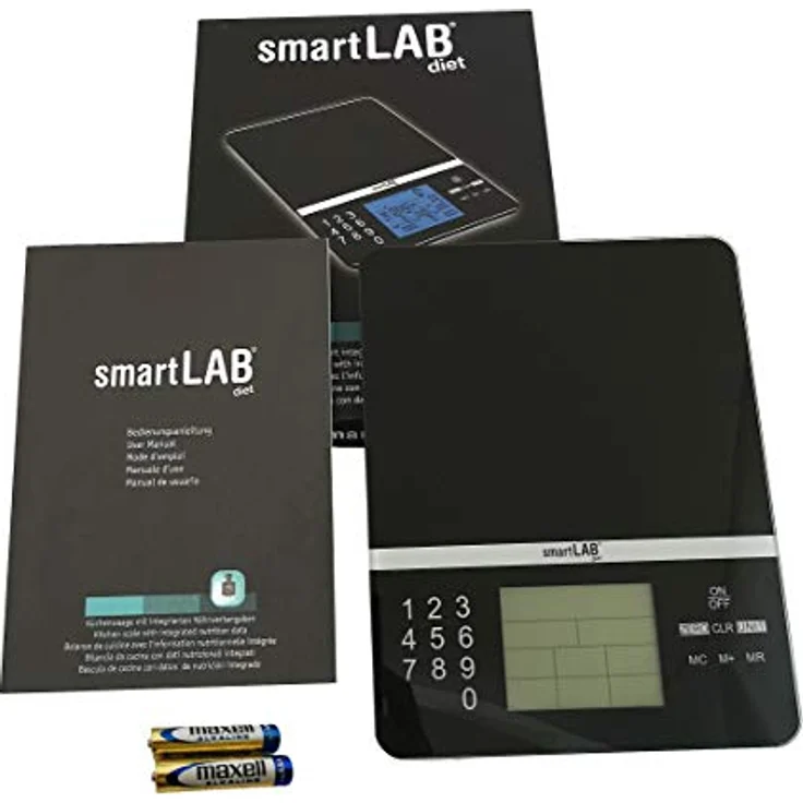 smartLAB diet Diät Küchenwaage /Nährwert-Analysewaage für Lebensmittel – Bild 6
