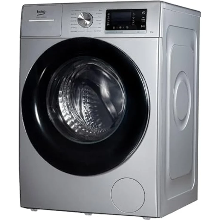 Beko Professional AWB 912S/PRO, freistehende Waschmaschine für gewerblichen Gebrauch, 9 kg, 1200 U/min, silber, 24 Programme, Anti-Flecken-Schnellwaschgang, Dampffunktion – Bild 3