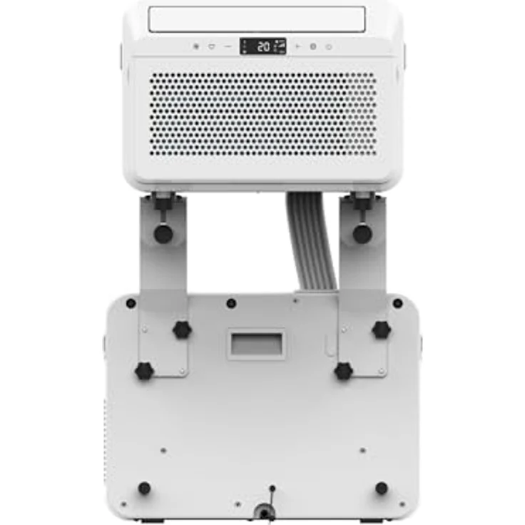 FM SOLAR Mobiles Caravan Split-Klimagerät mit WiFi, 5.000 BTU, Kühl-/Ventilator-/Entfeuchtungsmodus, weiß – Bild 2