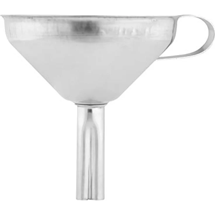 axentia Trichter aus Edelstahl - Einfülltrichter mit Henkel - Einfüllhilfe für Gläser - Metall Einfülltrichter 10 cm Durchmesser - Einfüllrohr 1,5 cm - Einfüllhilfe - Küchenzubehör – Bild 3