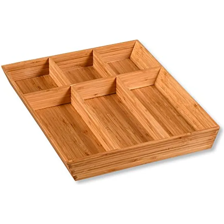 Kesper | Besteckkasten, Material: Bambus, Maße: 35 x 43 x 5 cm, Farbe: Braun | 58088 13 - Preisvergleich