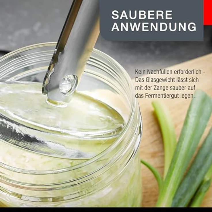 GEFU Fermentier-Set Nativo, 4-Teilig, Platzsparend stapelbare Gläser, mit Ferment Vent System, inklusive Rezeptheft: Tests, Infos & Preisvergleich
