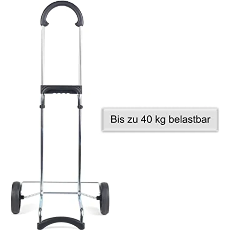 Andersen Shopper Scala Stahl mit Rad Ø 15 cm und 47 Liter Tasche Hera rot – Bild 5