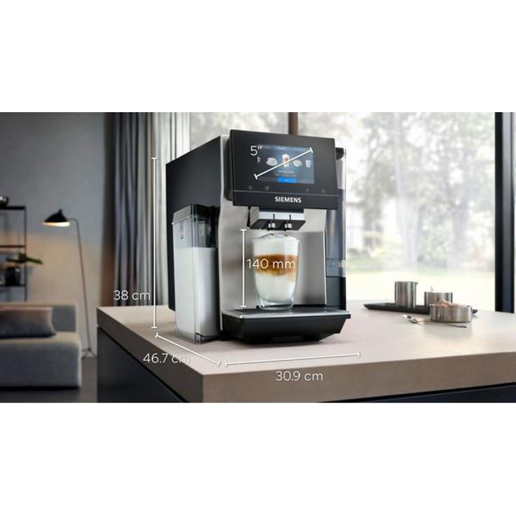 SIEMENS TQ713D03 Kaffeevollautomat Edelstahl – Bild 3