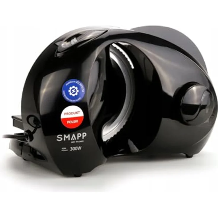 SMAPP Krajalnica 294.5 NM Full, Allesschneider mit 300 Watt Leistung, vollschwarz – Bild 1