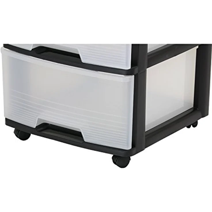 Curver Regal 3x20L, Küchenorganisation mit hochwertigem Radstand, mobil und langlebig – Bild 4