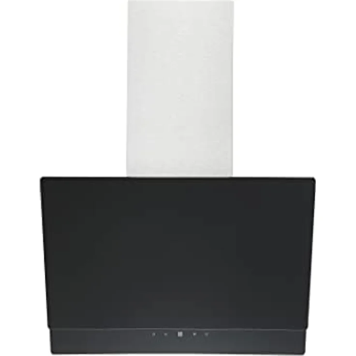 Respekta Dunstabzugshaube kopffrei / Dunstabzugshaube schräg 60 cm / Edelstahlgehäuse mit Glasschirm in Schwarz / Abluft - und Umluftfunktion / CH77060SA / A / 53–66 dB – Bild 2