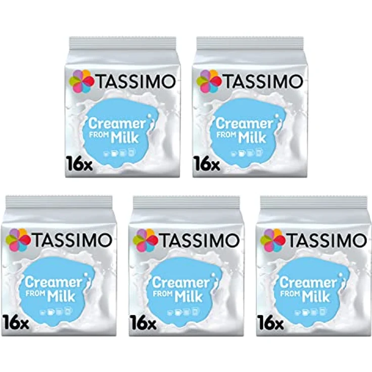 Tassimo Milchkomposition, Kaffee, Milchkapsel, Milchschaum, 16 T-Discs, koffeinfrei – Bild 5