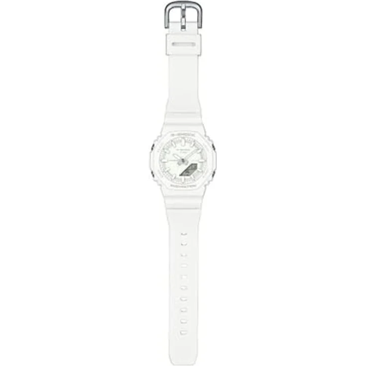 Casio G-Shock Classic Ana-Digi Damenuhr, Weiß GMA-P2100M-7AER mit Stoppuhr, Alarm und Beleuchtung – Bild 5