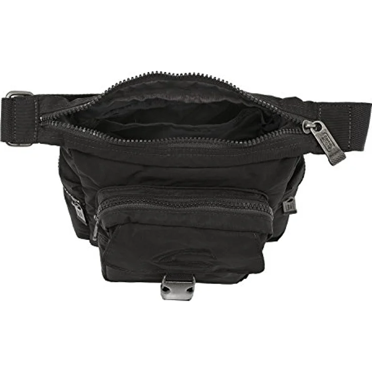 camel active Umhängetasche Journey, aus leichtem robusten Nylon, Schwarz – Bild 4