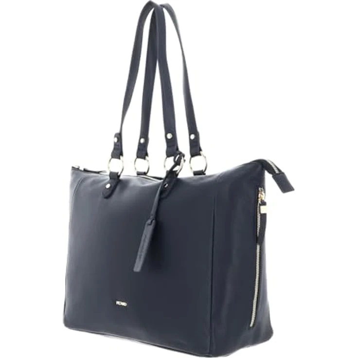 Picard Java Shopper Tasche, Leder mit Laptopfach, 44 cm, ozeanblau – Bild 2