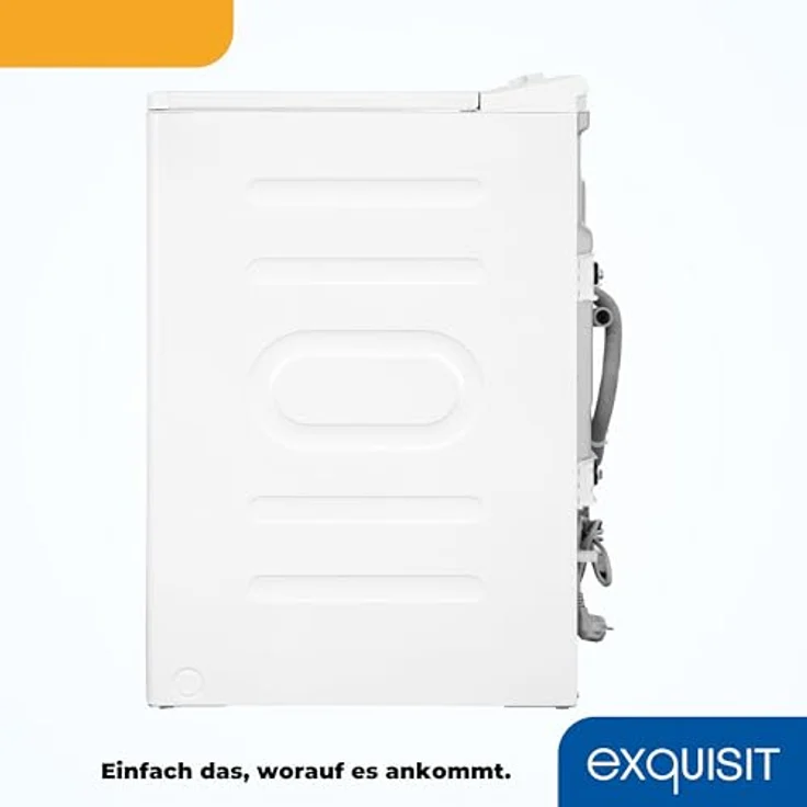Exquisit LTO1207-030A, Toplader Waschmaschine 7,5 kg, Energieklasse A, 1200 U/Min, weiß, Startzeitvorwahl, Kurzprogramm – Bild 5