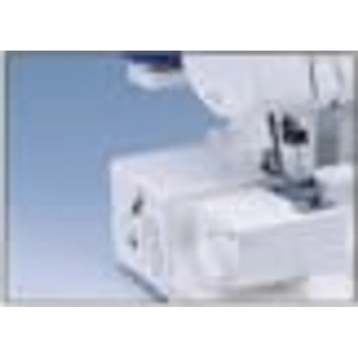 Brother 1034DX Overlock-Nähmaschine 1 NähprogrammEinstellbarer Nähfußdruck Nadeleinfädler Overlock-Nähmaschine, weiß – Bild 2