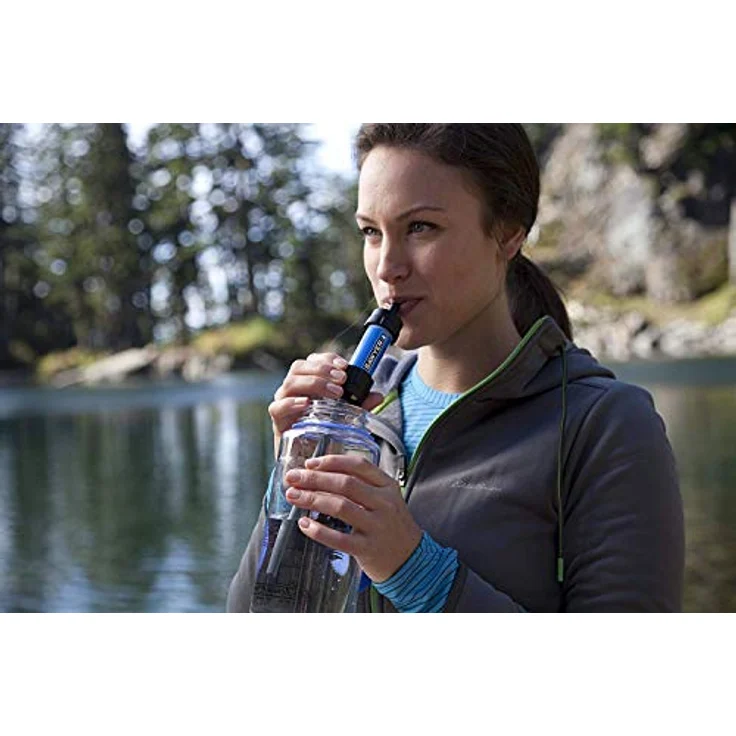Sawyer Mini SP101, Ultraleichter Wasserfilter mit 0,1 Mikron Hohlfasermembran, Grün – Bild 6