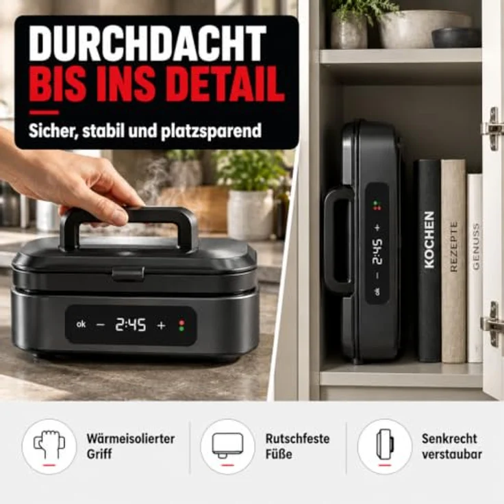 Gastroback Sandwichmaker 42469, praktisches Gerät für perfekte Sandwiches – Bild 7