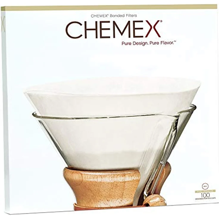 Vorgefaltetes Chemex Filterpapier, Halbkreis, passend für 6, 8, 10 – Bild 2