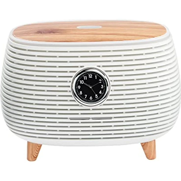 Aroma Diffuser Luftbefeuchter 400 ml, Leiser Aroma Diffuser für Ätherische Öle, Promed AL-400 CL Raumbefeuchter mit 7 LED Farben, Raumduft Ultraschall Luftbefeuchter mit Timer – Bild 1