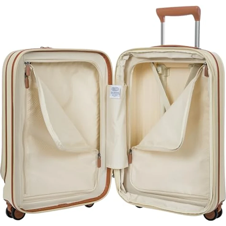 Bric's Taormina Trolley 55 cm Exp. mit Laptopfach und USB-Anschluss, erweiterbar in Cream beige – Bild 5
