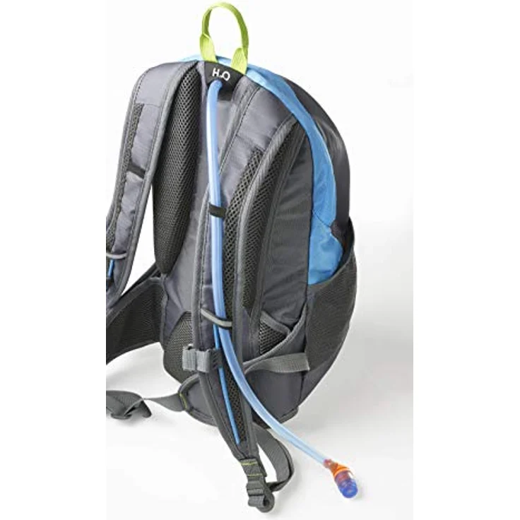 FISCHER Fahrrad Sportrucksack Rucksack 15L, Helmnetz, Regencover, ergonomisches Tragesystem, Hüftgurt, schwarz – Bild 6