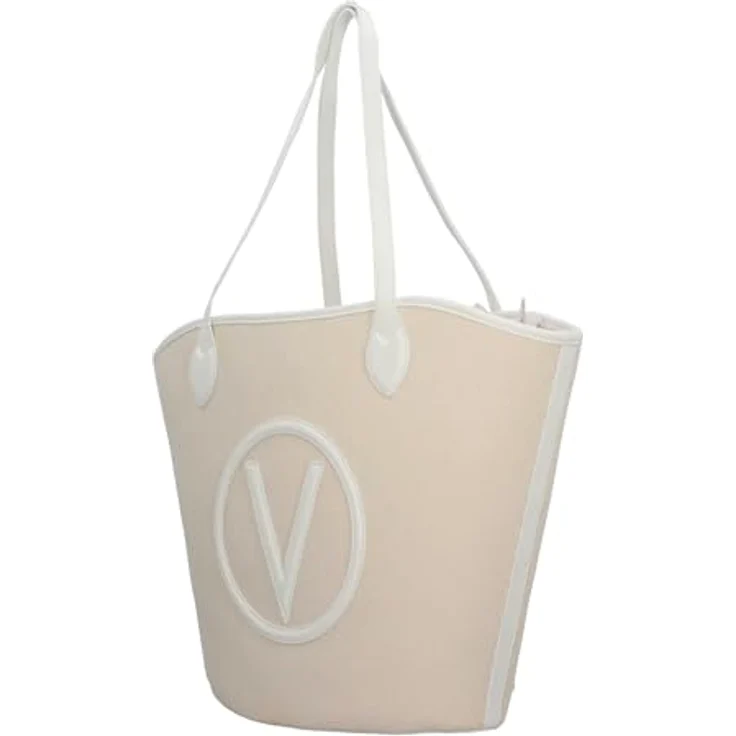 VALENTINO BAGS Shopper SHOPPING COVENT, Baumwoll Einkaufstasche in NATUR/BIANCO, 32x34x15 cm – Bild 2