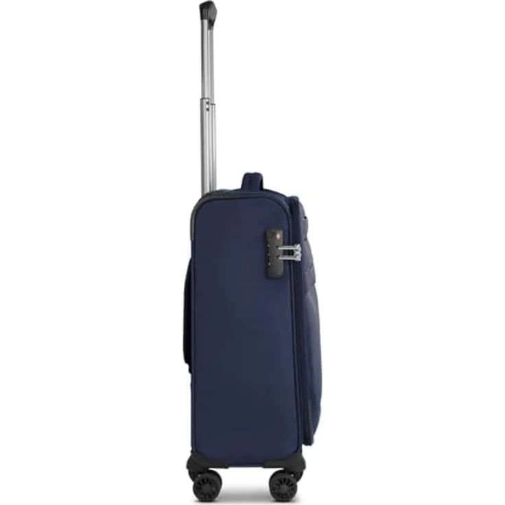 Worldpack Koffer Chicago 4 Rollen Kabinentrolley S 56 cm Blau (35 l, S) – Bild 3