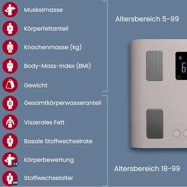 TANITA BC-333LE - Smarte Körperanalysewaage für die ganze Familie, fördert ein positives Körperbild – Bild 3