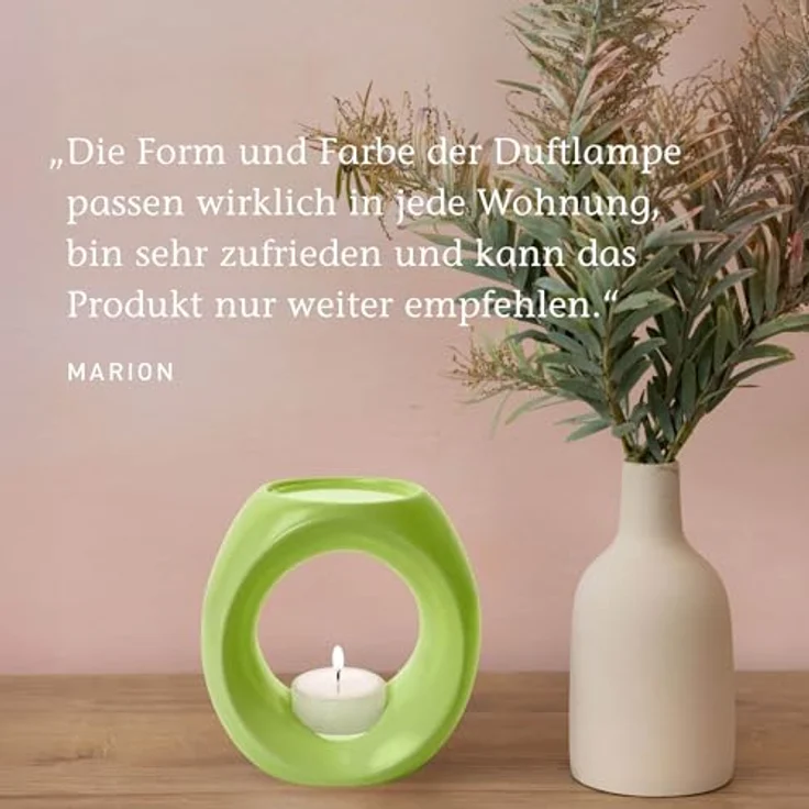 PRIMAVERA Duftlampe Primavera, frühlingsgrün glänzend, für 100 % naturreine ätherische Öle – Bild 7