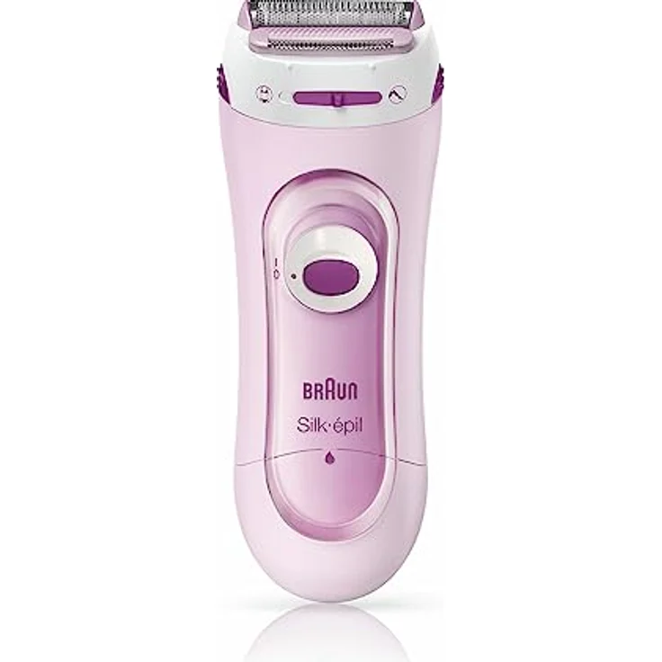 Braun Silk-épil Lady Shaver 5-100 2-In-1 kabelloser Elektrischer Damenrasierer und Trimmer, pink – Bild 5
