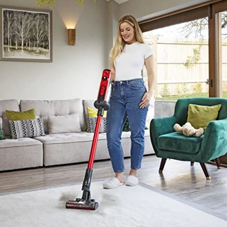 Numatic Henry Quick HEN.100R Handstaubsauger, 60 min Akkubetrieb, rot-schwarz – Bild 5