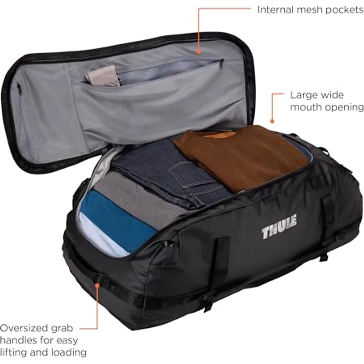 Thule Chasm Weekender Reisetasche, 76.5 cm, 100% Polyester, schwarz – Bild 3
