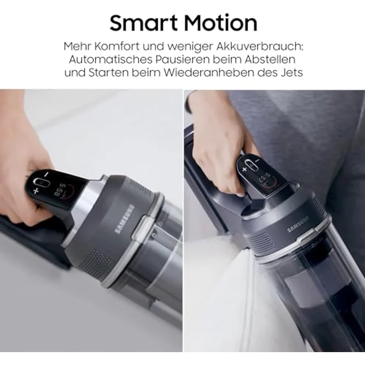 Samsung Akku-Handstaubsauger VS70H28HFC/WD, handlich und leicht, mit Teleskopsaugrohr und waschbarem Filter – Bild 6