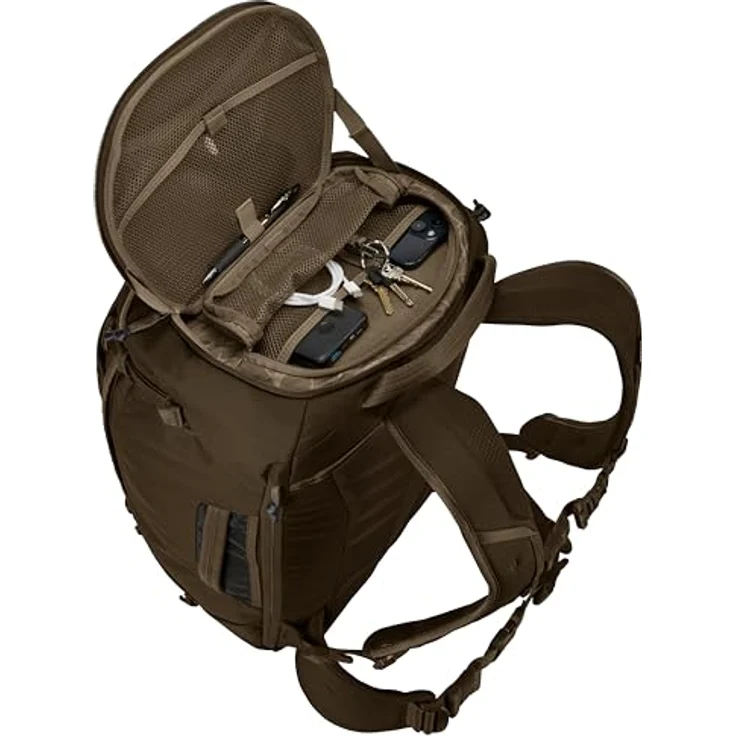 Thule Landmark Reiserucksack 55 cm mit Laptopfach, tief khaki, 100% Polyester, 45 cm x 33 cm x 55 cm – Bild 7
