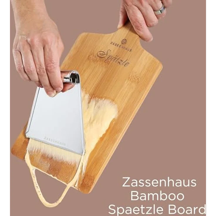 ZASSENHAUS Schneidebrett Spätzlebrett Bambus 34 x 16 x 0,9 cm, Bambus - Preisvergleich – Bild 2