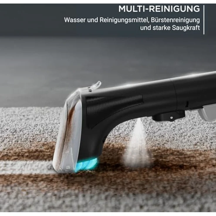Rowenta Teppichreinigungsgerät IN5020F0 Clean, tragbarer Teppichreiniger mit austauschbaren Reinigungsköpfen – Bild 5