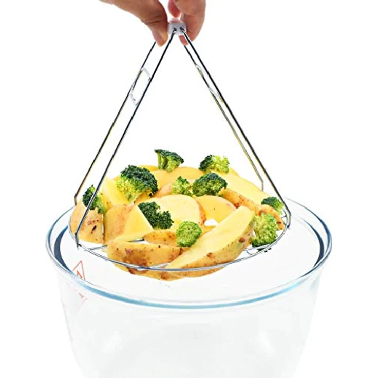 vidaXL Halogenofen Heissluftofen mit Erweiterungsring 800W 10L Halogenoven – Bild 5